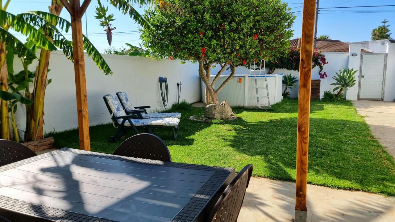 Apartamento Privado Con Jardin, Piscina Elevada Y Bbq Chiclana de la Frontera Exterior foto
