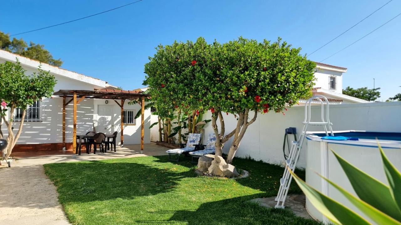 Apartamento Privado Con Jardin, Piscina Elevada Y Bbq Chiclana de la Frontera Exterior foto