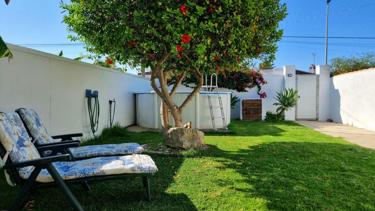 Apartamento Privado Con Jardin, Piscina Elevada Y Bbq Chiclana de la Frontera Exterior foto